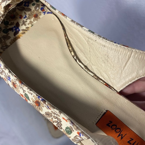 Miz Mooz AJDA Floral Espadrille Wedge Sandals Size 39 - Picture 7 of 8